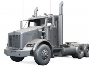 kenworth t800 daycab 2005 - present Modelo 3D