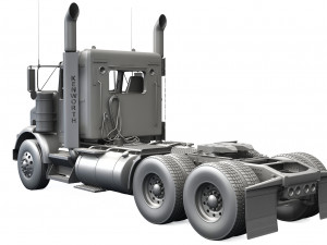 kenworth t800 daycab 2005 - present Modelo 3D