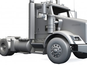 kenworth t800 daycab 2005 - present Modelo 3D