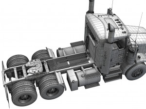 kenworth t800 daycab 2005 - present Modelo 3D