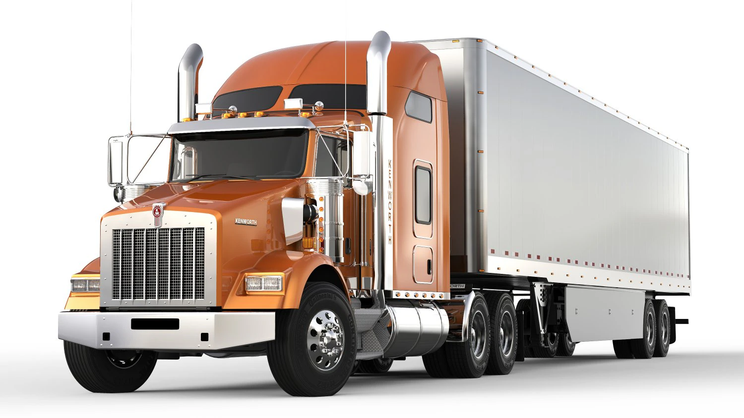 kenworth t800 2005 - present 3D Model .c4d .max .obj .3ds .fbx .stl .blend 