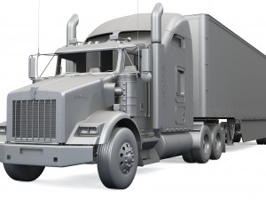 kenworth t800 2005 - present 3D मॉडल