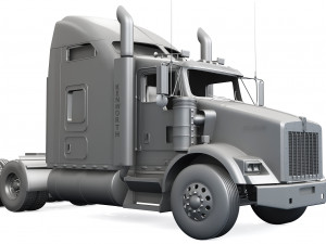 kenworth t800 2005 - present 3D मॉडल