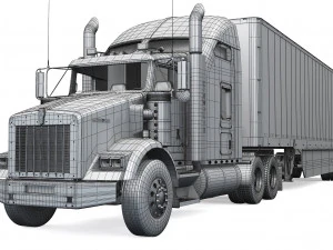 kenworth t800 2005 - present 3D Model