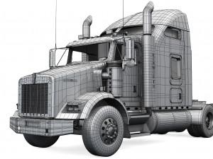 kenworth t800 2005 - present 3D मॉडल