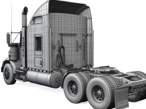 kenworth t800 2005 - present 3D मॉडल