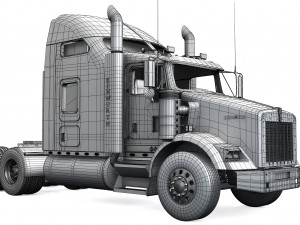 kenworth t800 2005 - present 3D मॉडल