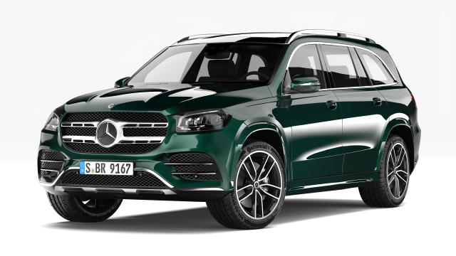 mercedes benz gls class 2020 Modelo 3D .c4d .max .obj .3ds .fbx .stl .blend 