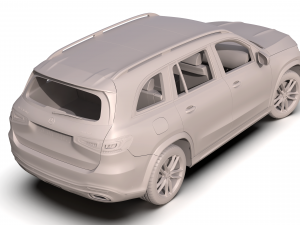 mercedes benz gls class 2020 Modelo 3D