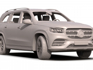 mercedes benz gls class 2020 Modelo 3D