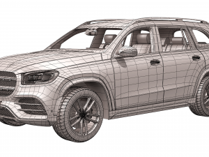 mercedes benz gls class 2020 Modelo 3D