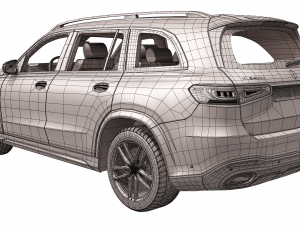 mercedes benz gls class 2020 Modelo 3D