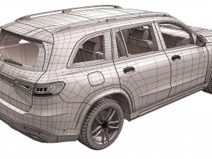 mercedes benz gls class 2020 Modelo 3D