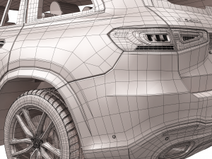 mercedes benz gls class 2020 Modelo 3D