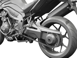 triumph tiger sport 1050 2016 3D 模型