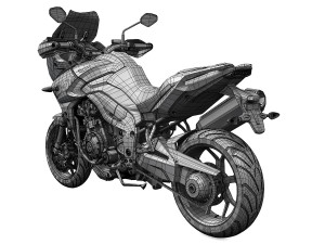 triumph tiger sport 1050 2016 3D 模型
