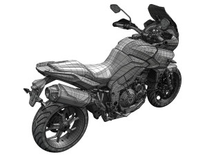 triumph tiger sport 1050 2016 3D 模型