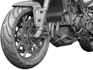 triumph tiger sport 1050 2016 3D 模型