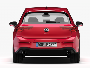 volswagen golf gti 2021 3D Model