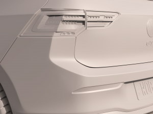volswagen golf gti 2021 3D Model