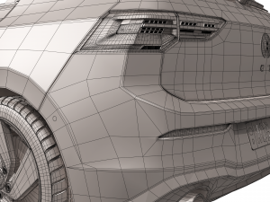volswagen golf gti 2021 3D Model