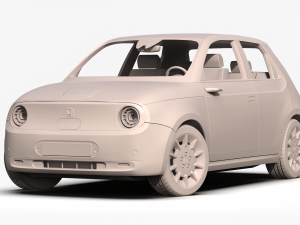 honda e 2021 3D 模型