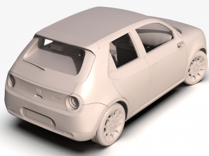 honda e 2021 3D 模型
