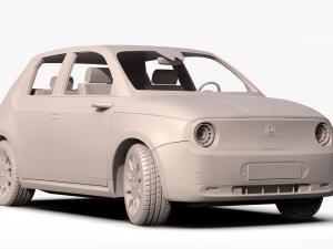 honda e 2021 3D 模型