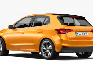 skoda fabia 2022 3D Model