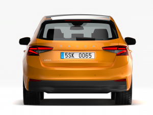 skoda fabia 2022 3D Model