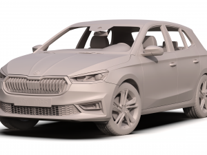 skoda fabia 2022 3D Model