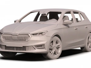 skoda fabia 2022 3D Model