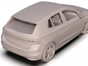 skoda fabia 2022 3D Model