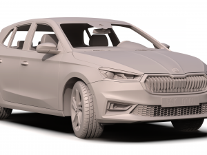 skoda fabia 2022 3D Model