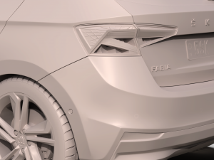 skoda fabia 2022 3D Model