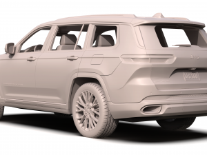 jeep grand cherokee l 2022 3D मॉडल