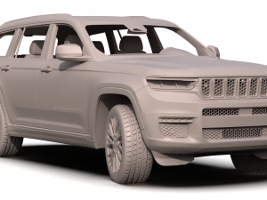 jeep grand cherokee l 2022 3D मॉडल