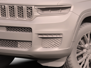 jeep grand cherokee l 2022 3D मॉडल