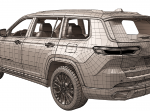 jeep grand cherokee l 2022 3D मॉडल