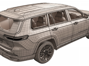 jeep grand cherokee l 2022 3D मॉडल