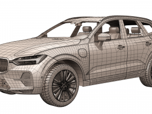 volvo xc60 2022 Modello 3D
