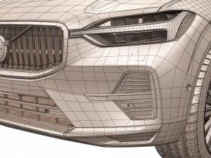 volvo xc60 2022 Modello 3D