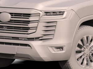 toyota land cruiser 2022 3D Model