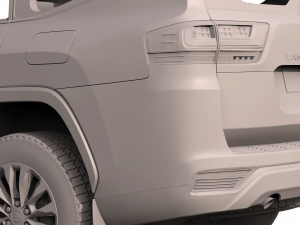 toyota land cruiser 2022 3D Model
