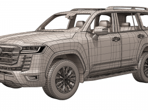 toyota land cruiser 2022 3D Model