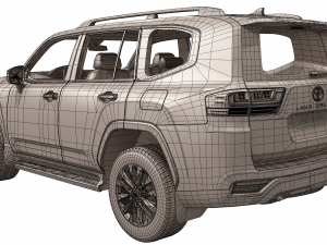 toyota land cruiser 2022 3D Model
