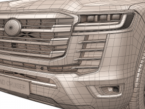 toyota land cruiser 2022 3D Model
