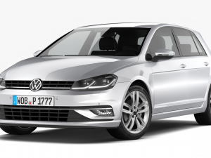volkswagen golf 2017 3D 모델
