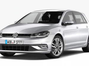 volkswagen golf 2017 Modelo 3D