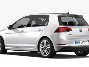volkswagen golf 2017 3D Model